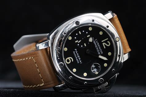 panerai luminor submersible automatic acciaio pam 024|Panerai pam 24 bezel review.